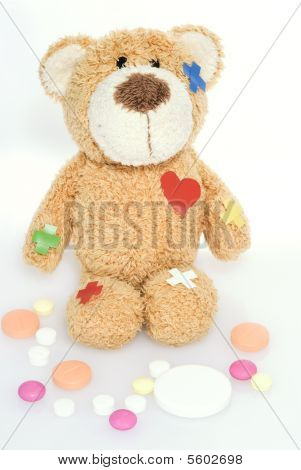 Medvídek v nemocnici