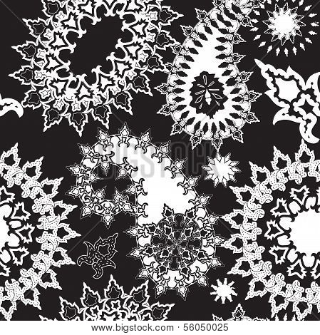 Seamless Pattern . Paisley Colorful Background.