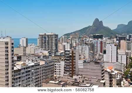 Skyline of Ipanema District in Rio de Janeiro