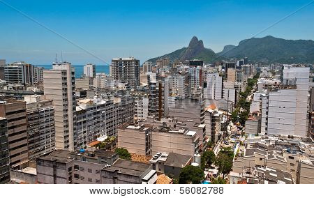 Skyline of Ipanema District in Rio de Janeiro