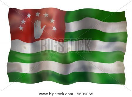 Vintage drapeau d'Abkhazie