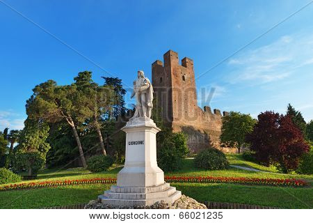 Monument Of Giorgione Castelfranco Veneto - Italy