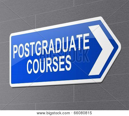 Postgraduate Concept.