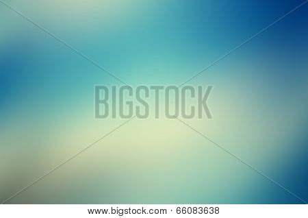 Magic Blue Blur Abstract Background