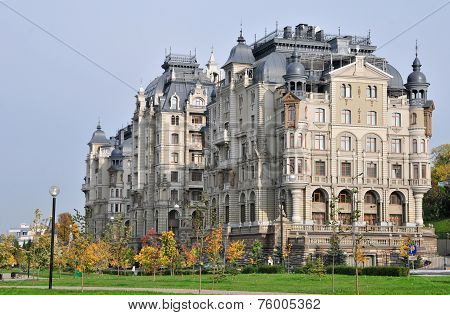 Kazan, Tatarstan, Russia - September 27: A modern residential complex 