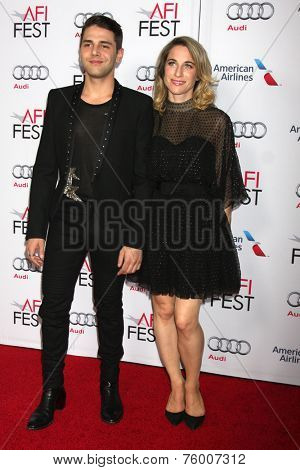 LOS ANGELES - NOV 12:  Xavier Dolan, Nancy Grant at the 