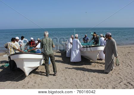 Daily Fish Market In Barka