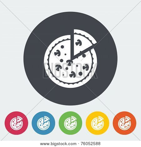 Pizza flat icon