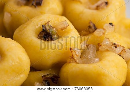 Polish Noodles ( Kluski Slaskie ) With Potatoe And Pumpkin