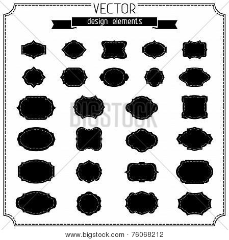 Set Of Retro Vintage Badges And Labels.