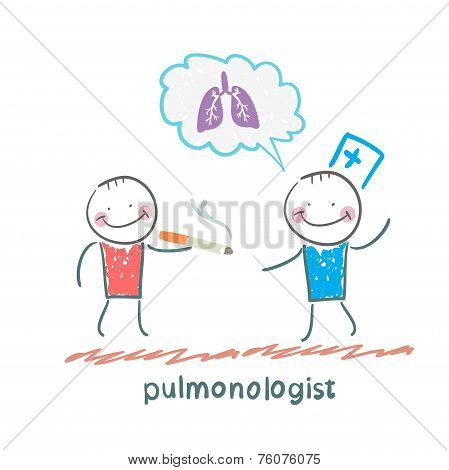 pulmonologist pulmonologist says lung patient who smokes
