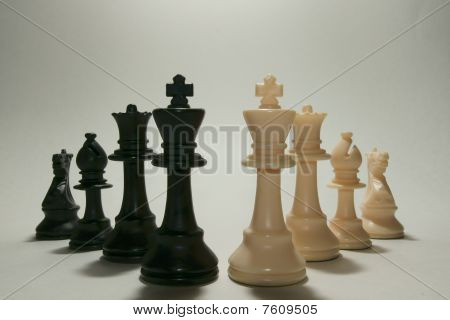 棋盘上的棋子