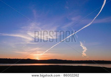 Contrail Sky