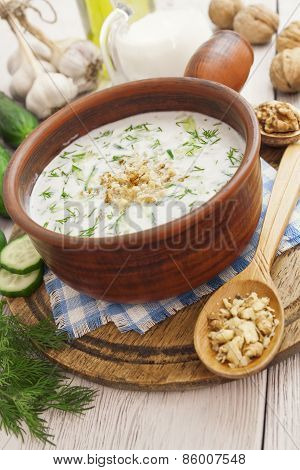 Tarator, Bulgarian Sour Milk Soup