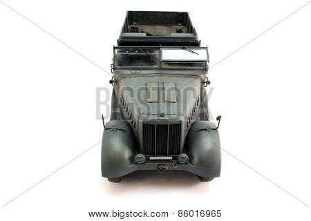 Half-track Gray German Car