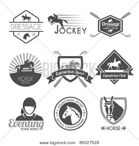 Jockey Label Set