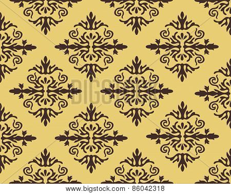 damask seamless pattern background. Elegant luxury texture for wallpapers, backgrounds and page fill