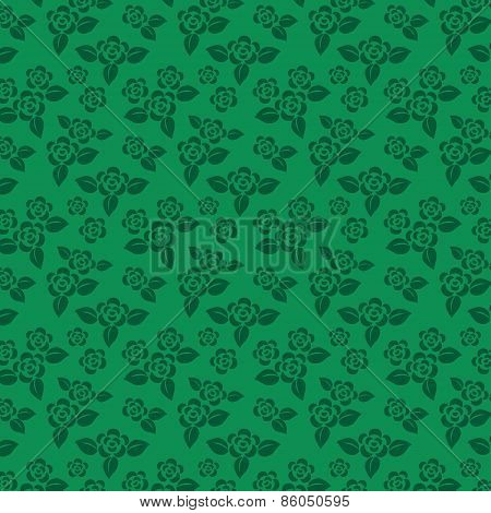 Vector floral background. Seamless pattern.