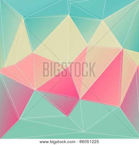 Abstract Colorful Lowpoly Vector Background | EPS10 Design