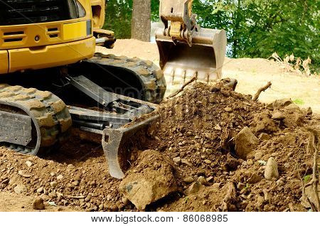 Tracked Hoe