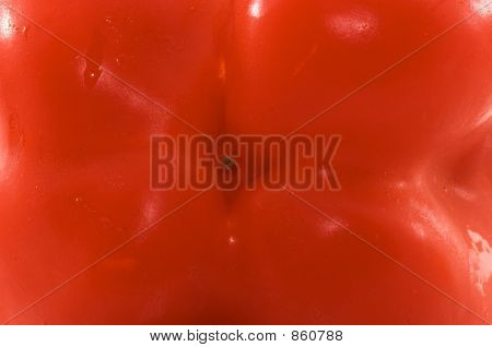 roter Pfeffer extreme Closeup, horizontale, hinten