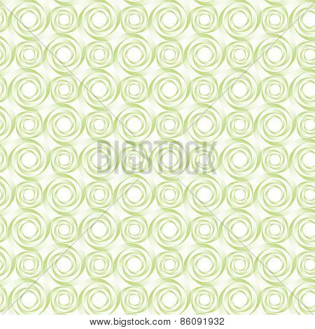 Vector seamless pattern. Woven flower-shaped repeating pattern.