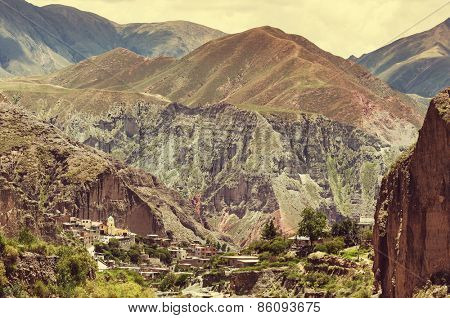 Famous village Iruya in Salta, Argentina