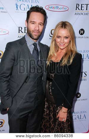 LOS ANGELES - MAR 18:  Chris Diamantopoulos, Becki Newton at the Norma Jean Gala at the Taglyan Complex on March 18, 2015 in Los Angeles, CA