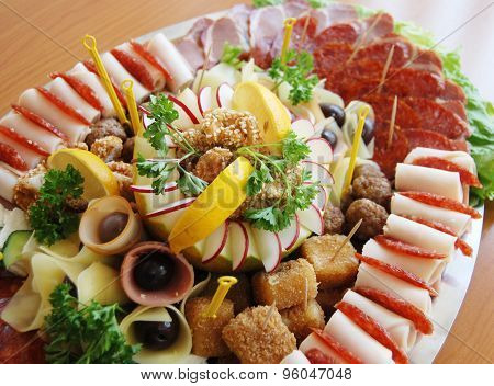 Delicatessen, Cold Cuts, Buffet,