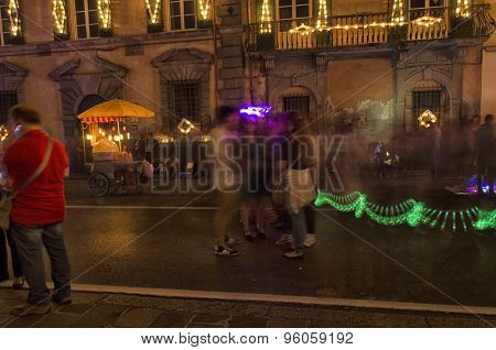 Blurry Vision Of Festivity Of Luminara