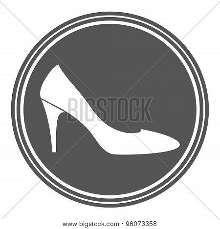 Vintage women shoe label.