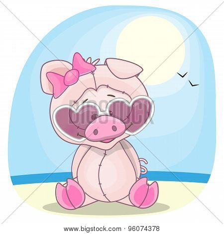 Pig In Sunglasses
