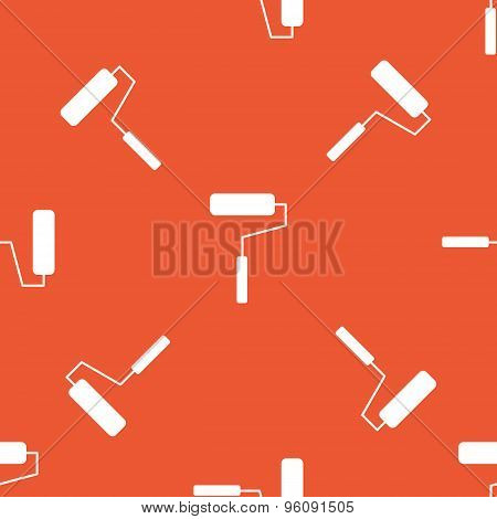 Orange paint roller pattern