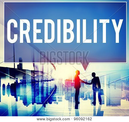 Credibility Partnership Determination Inspiration Concept