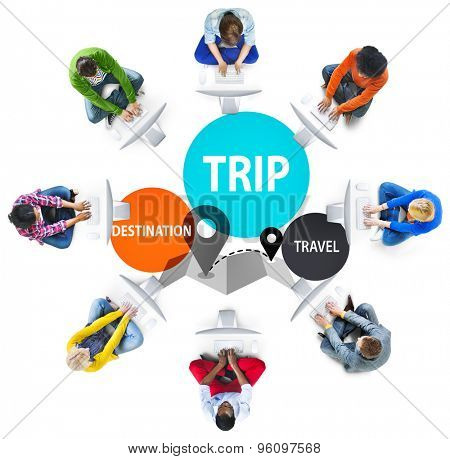 Trip Travel Destination Holiday Journey Concept