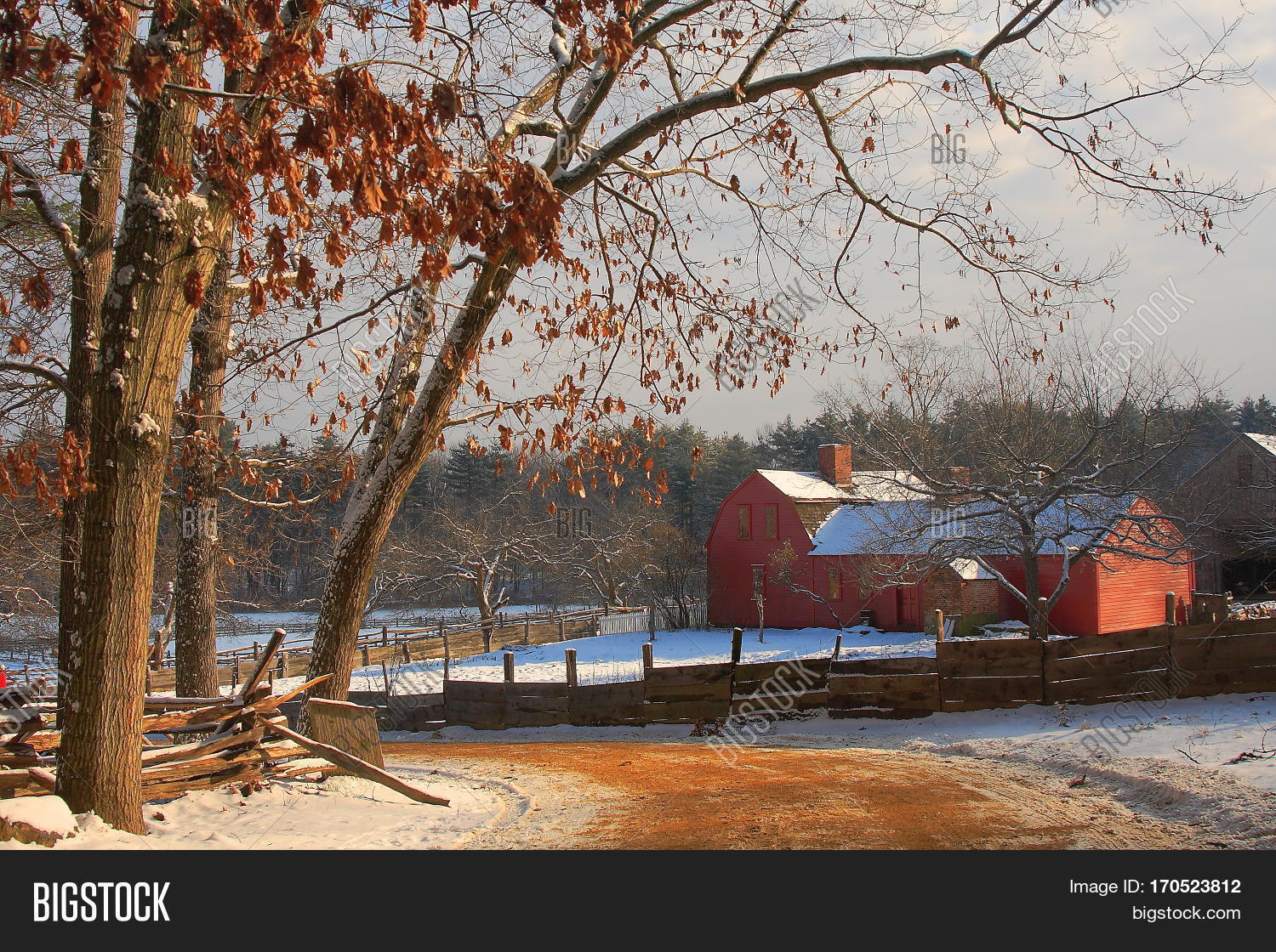 New England Farm On Image & Photo (Free Trial) Bigstock