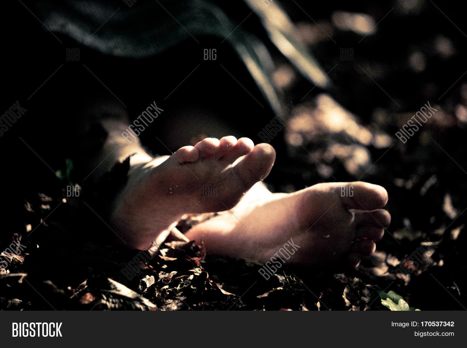 Feet Dead Child Forest Image & Photo (Free Trial) Bigstock