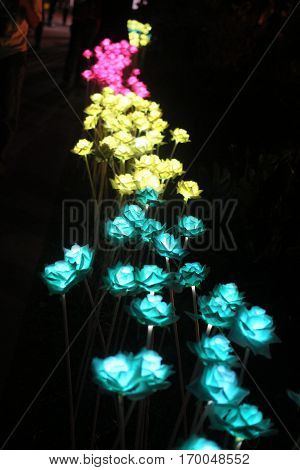 Flower Evening are stylish in garden lighting.