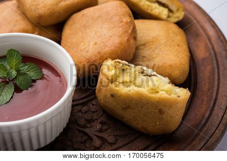 punjabi Paneer Pakoda or pakora or vada, made from gram flour and cottage cheese