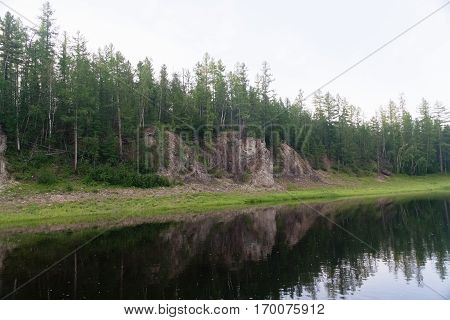 Rivers. Beauty of Eastern Siberia. Krasnoyarsk region.