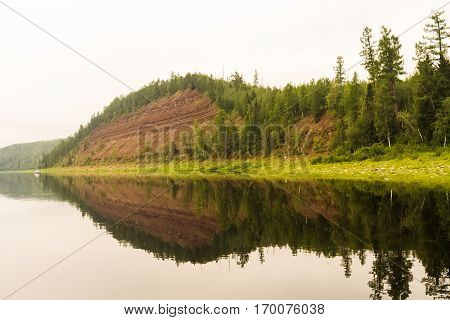 Right tributary of the Yenisei. Krasnoyarsk Territory.