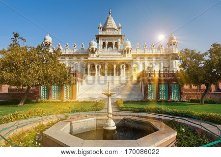 The Jaswant Thada Is A Cenotaph Located In Jodhpur, In The Indian State Of Rajasthan, India.