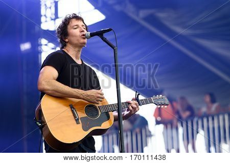 Stephan Jenkins of Third Eye Blind performs at the 2016 KAABOO Music Festival at Del Mar Racetrack + Fairgrounds on September 17, 2016 in Del Mar, California.