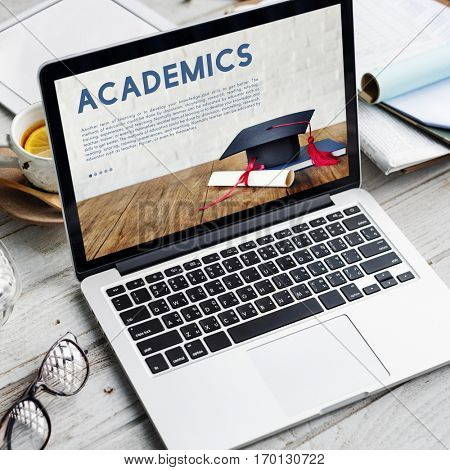 Academics School Education Mortar Board Concept
