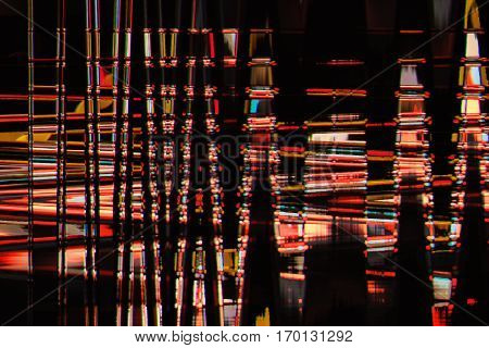Full Color Abstract Texture Glitch Background