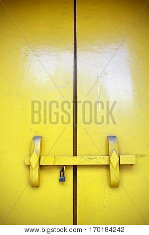 Old Door of Thai temple the uniqe buddhist style
