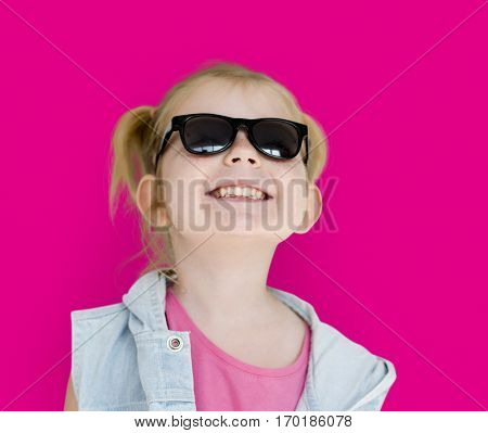 Little GIrl Smiling Happiness Playful Twintail Hairstyle