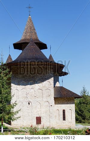 Women's orthodox monastery near rudi village at the north of republic of moldova