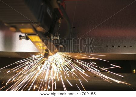 Laser närbild