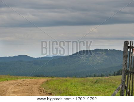 Countryside Landscape, Sky